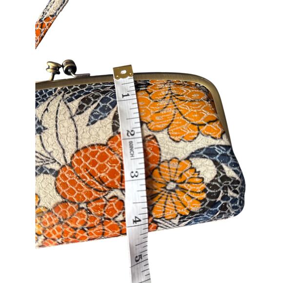 Hobo Cora Orange Blossom Large Frame Wallet - Picture 10 of 10